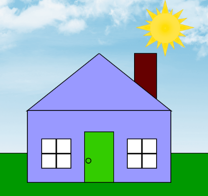 Draw a Simple House